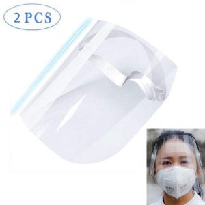 Máscara facial protección transparente