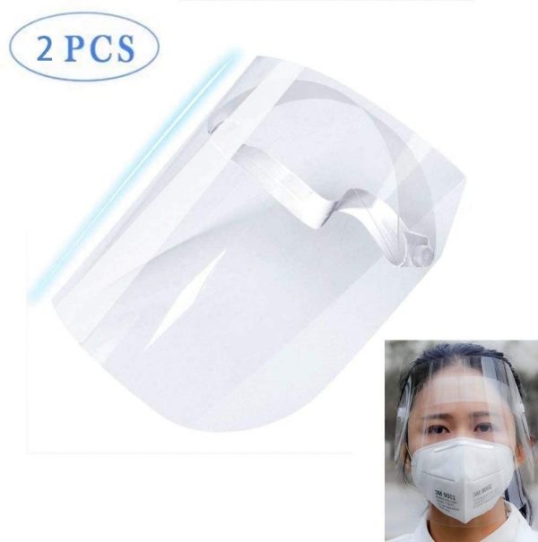 Máscara facial protección transparente