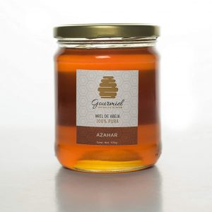Miel de abeja 100 % pura floración de azahar 570 g.
