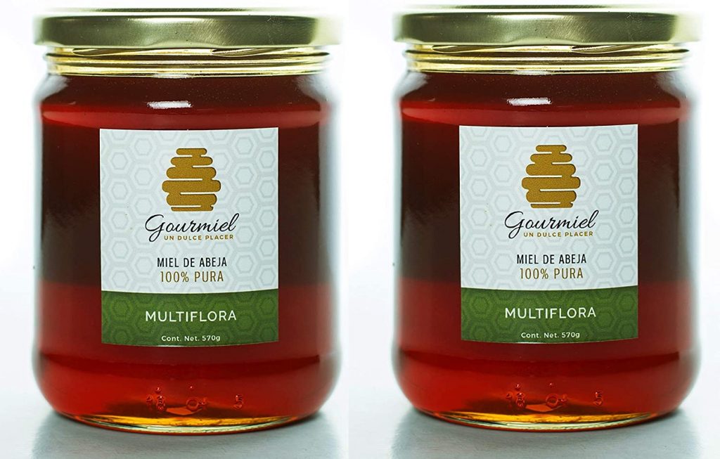 Miel de abeja multiflora de guerrero (2 piezas de 570 gr)