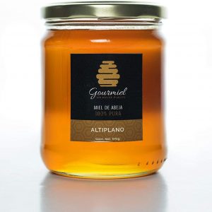 Miel de abeja variedad mantequilla (altiplano) 100 % natural 570 g