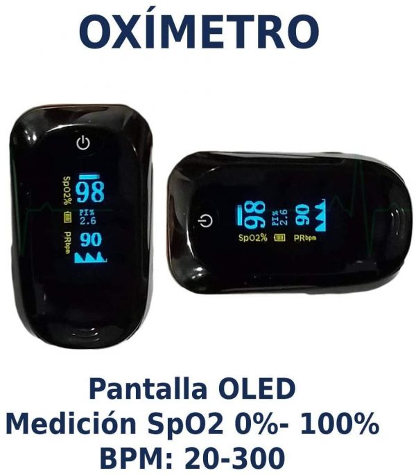 Oxímetro anu monitor de saturación de oxígeno