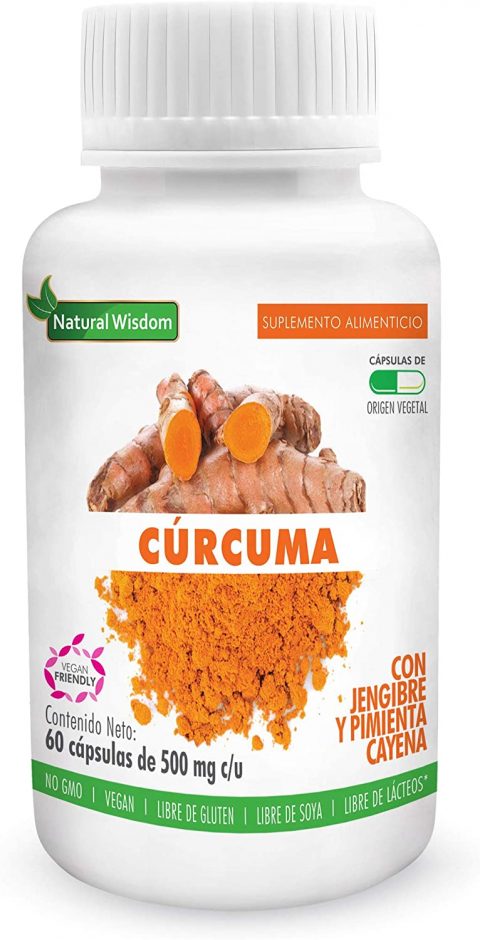 Cúrcuma (60 Capsulas De 500 Mg) - Suplemento Alimenticio - RC ...