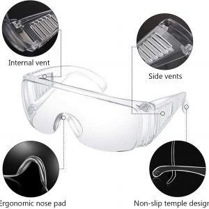 Gafas de seguridad transparentes