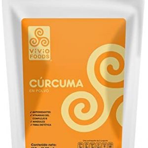 Vivio Foods Cúrcuma En Polvo, Cúrcuma, 150 gramos
